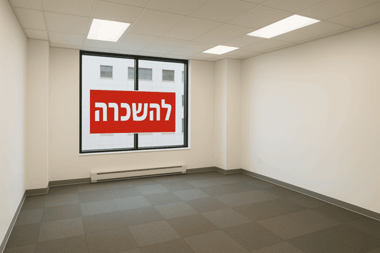 משרד להשכרה (אילוסטרציה)