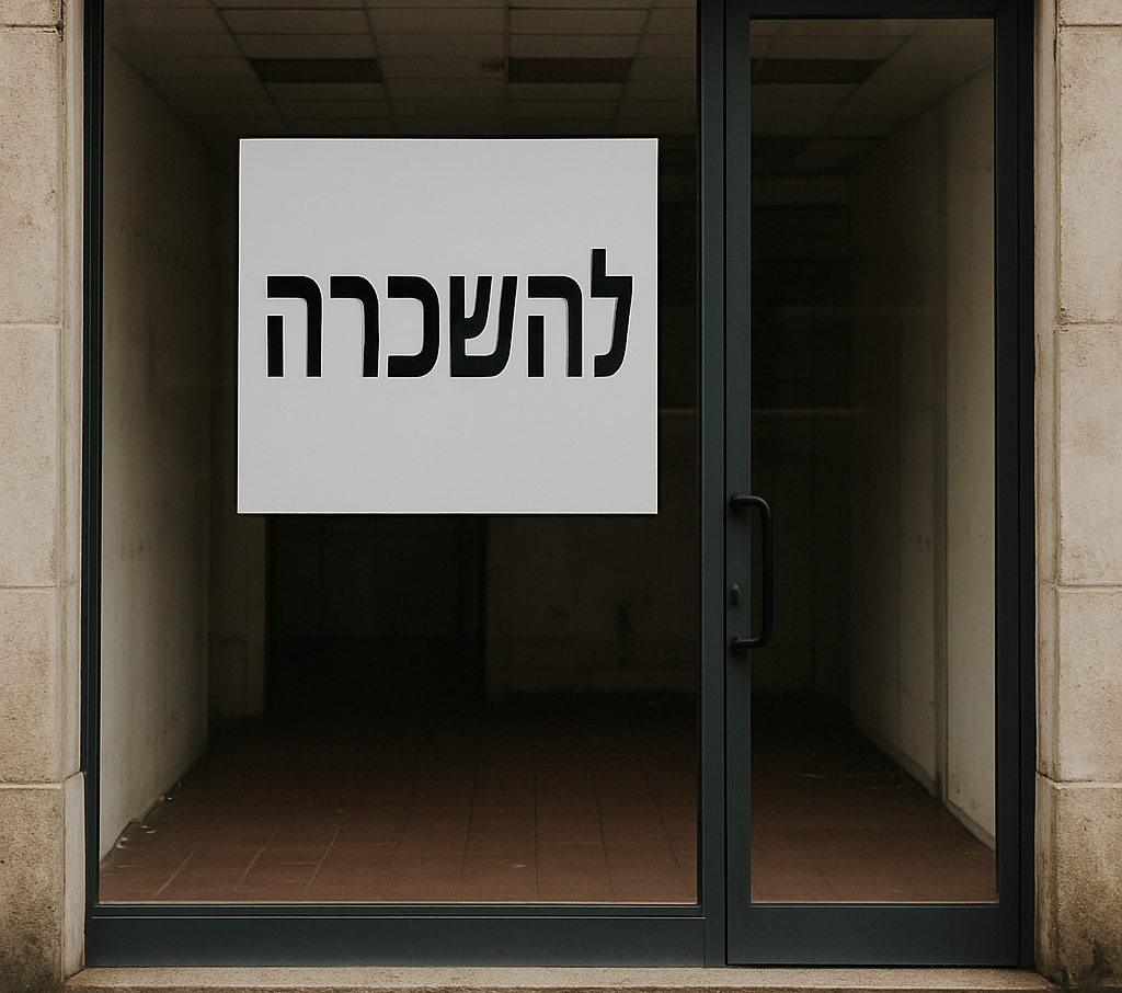 חנות להשכרה אילוסטרציה